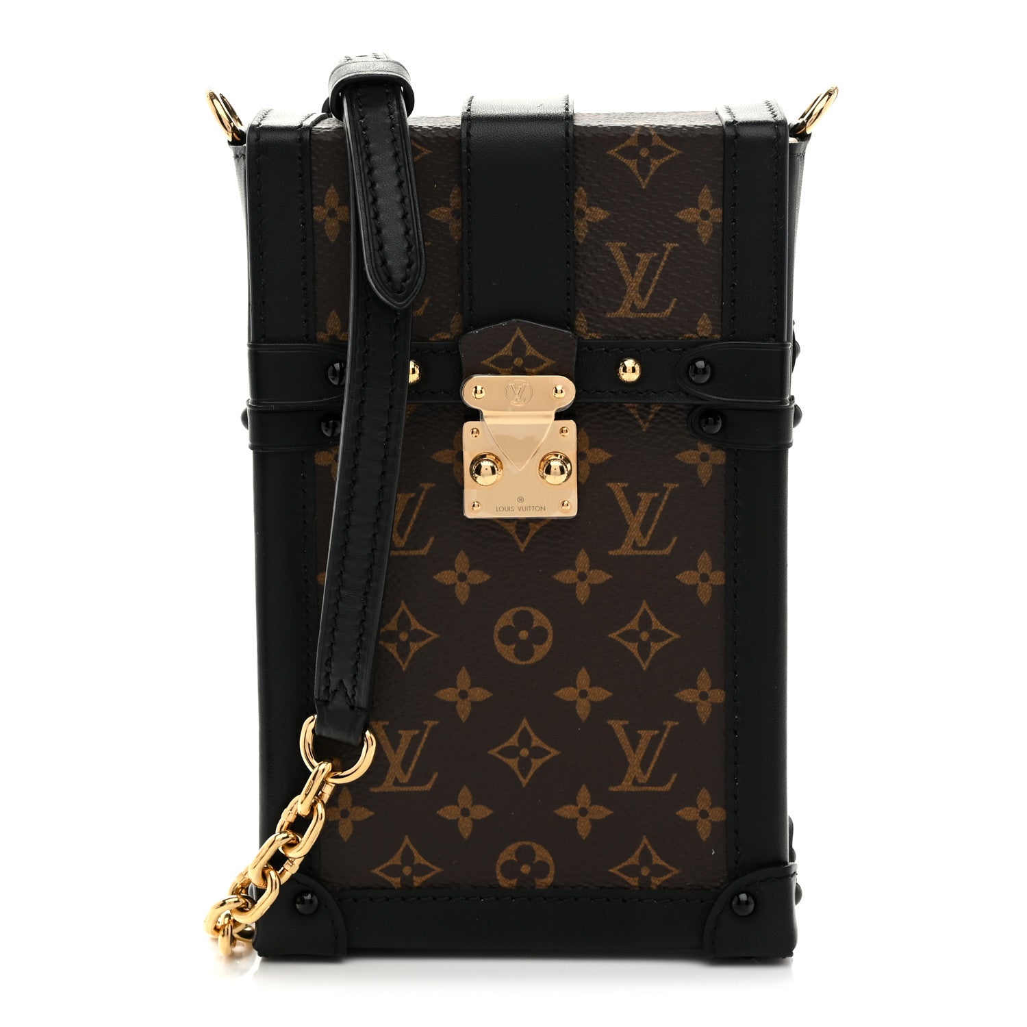 Louis Vuitton Monogram Pochette Trunk Verticale Black 1 of 10