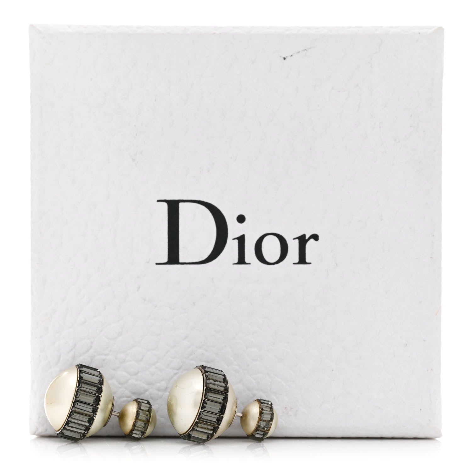 Christian Dior Pearl Mise En Dior Tribal Earrings 9 of 9