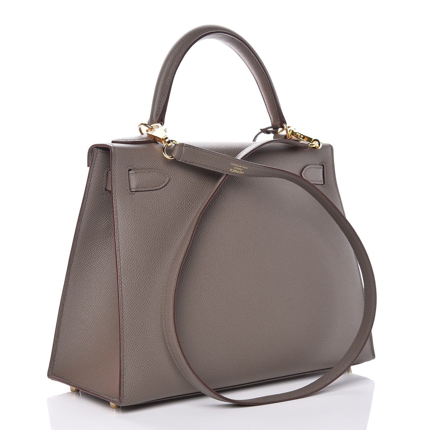 Hermes Epsom Kelly Sellier 28 Etain 4 of 37