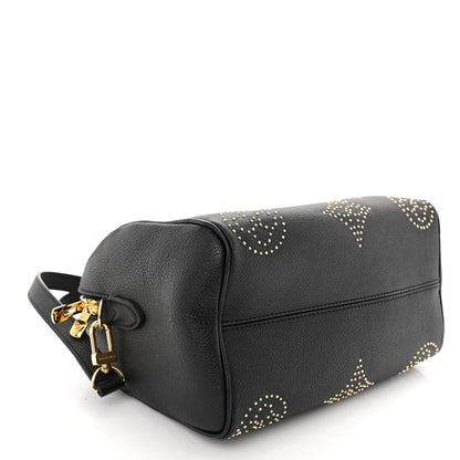 Louis Vuitton Empreinte Monogram Giant Studded Speedy Bandouliere 25 Black 4 of 10