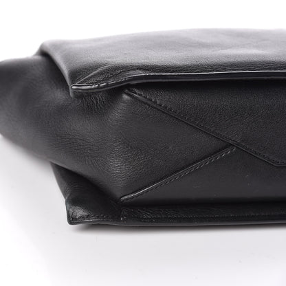 Celine Supple Natural Calfskin Tri-Fold Clutch Black 5 of 11