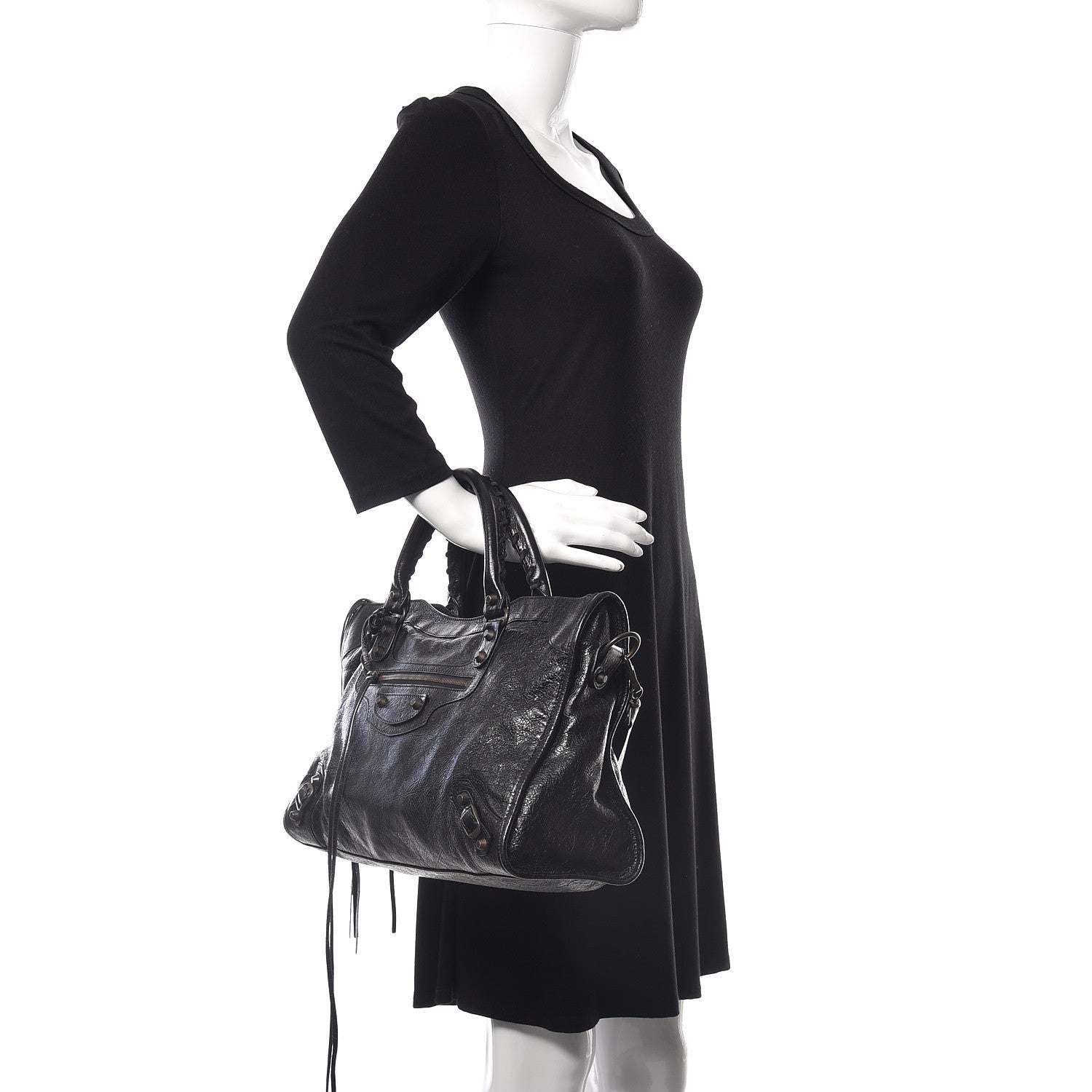 Balenciaga Agneau Classic Hardware City Black 3 of 10