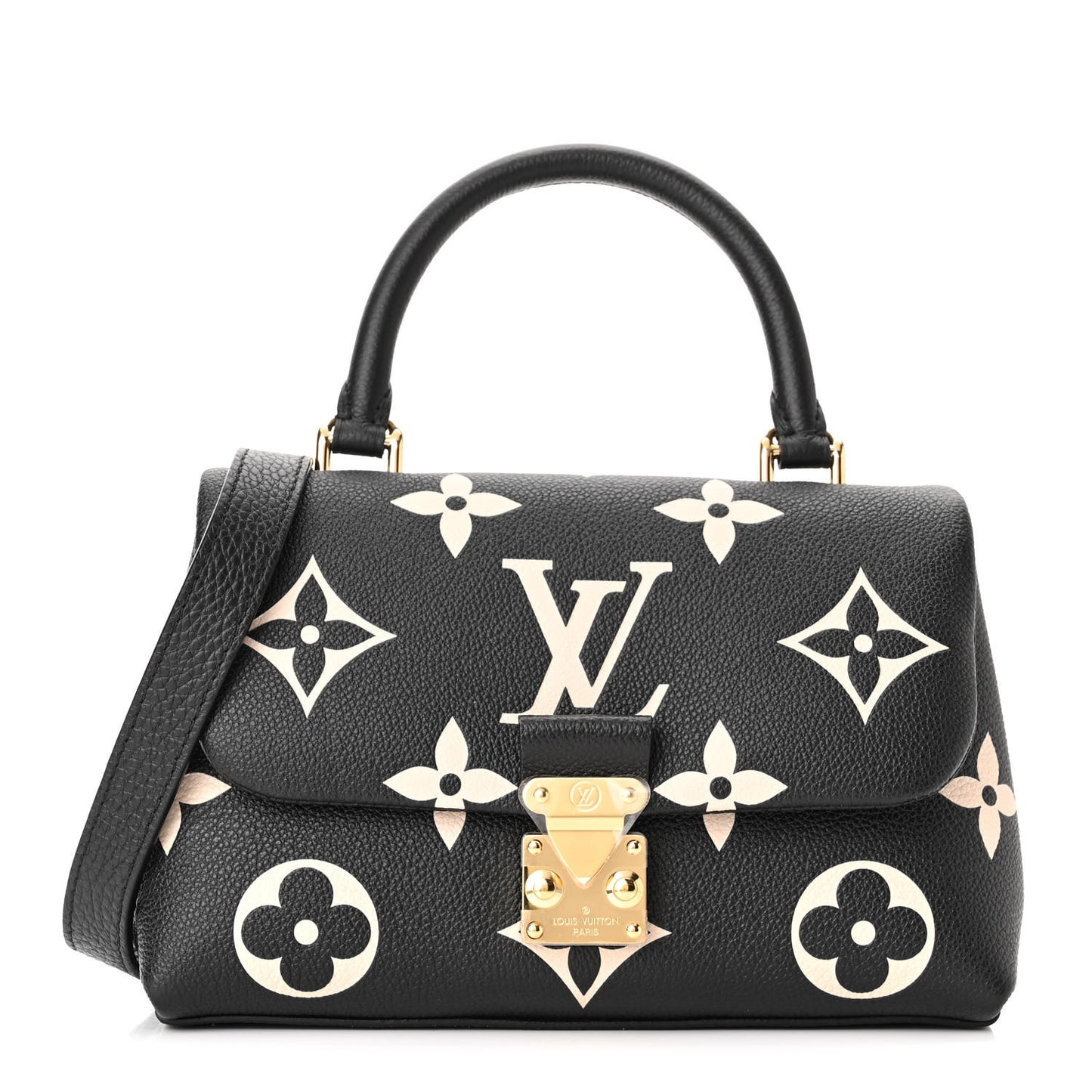 Empreinte Monogram Giant Madeleine BB Black Beige