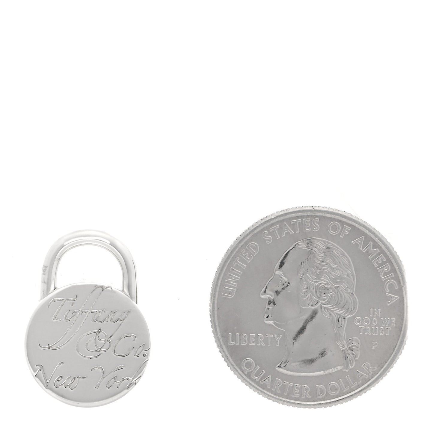 Sterling Silver Notes Lock Charm