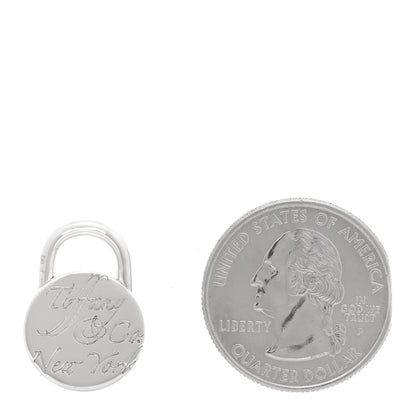 Tiffany Sterling Silver Notes Lock Charm 2 of 3
