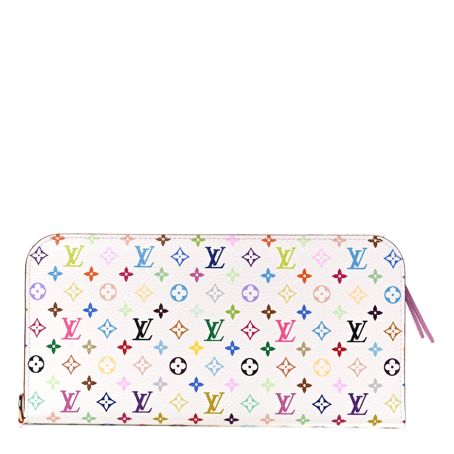Louis Vuitton Monogram Multicolor Insolite Wallet White Litchi 1 of 8