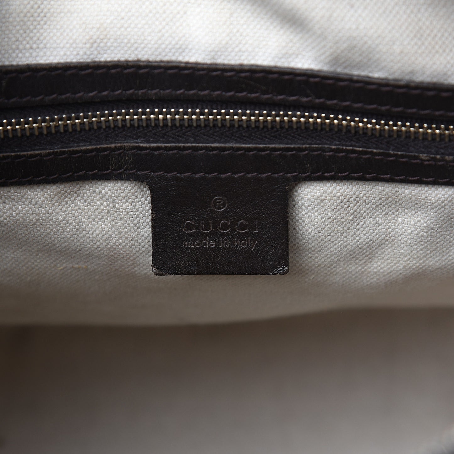 Monogram Vintage Web Medium Boston Dark Brown