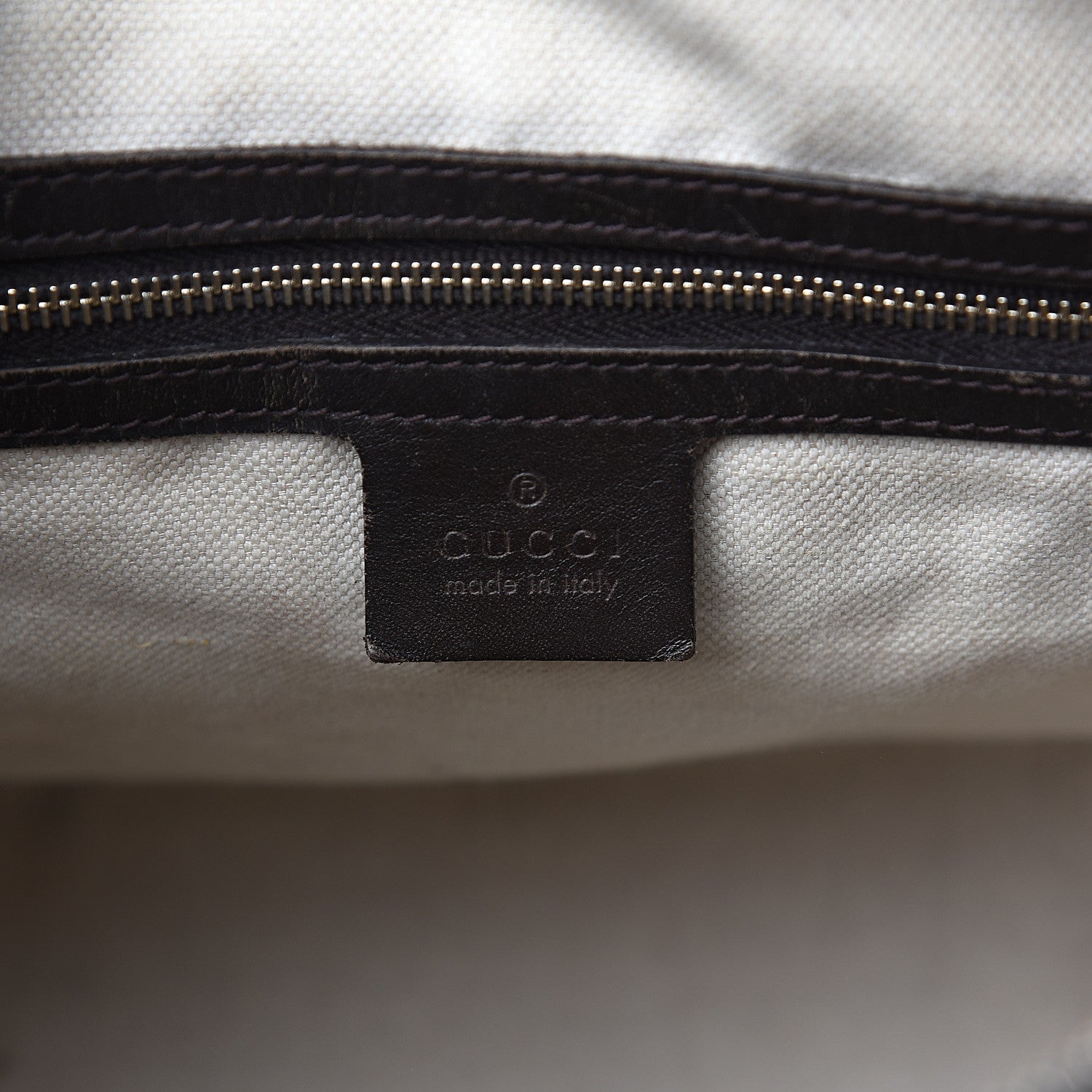 Gucci Monogram Vintage Web Medium Boston Dark Brown 5 of 12