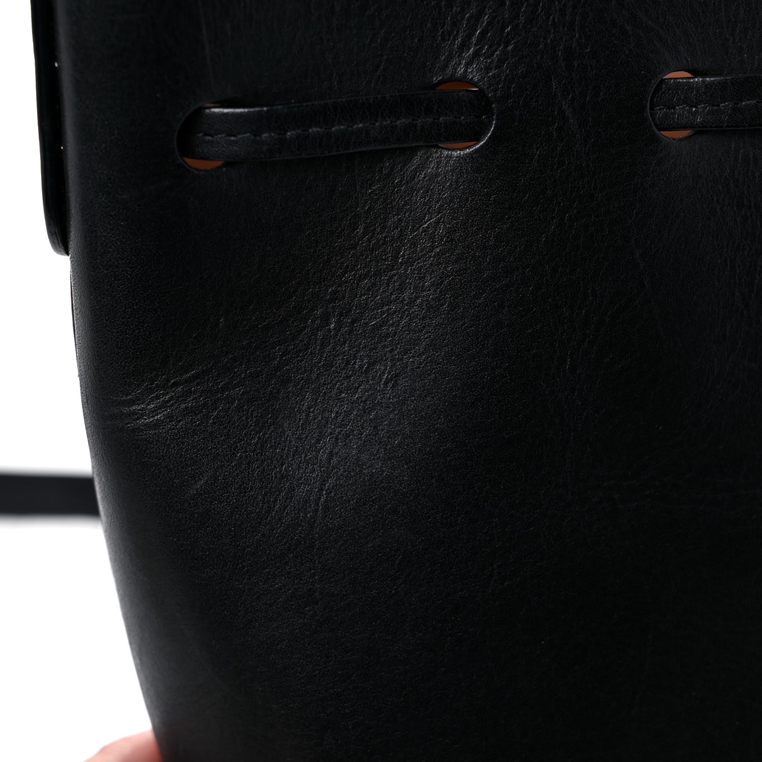 Mansur Gavriel Calfskin Mini Bucket Bag Black Ballerina 14 of 15