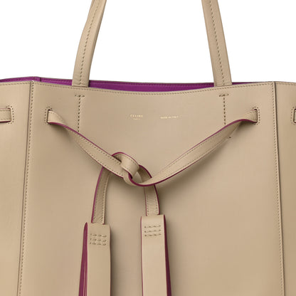 Celine Smooth Calfskin Small Belt Cabas Phantom Beige 7 of 14