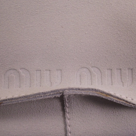 Miu Miu Suede Small Shopping Tote 9 of 9