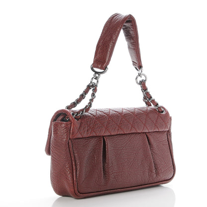 Chanel Distressed Lambskin Quilted Flap Bordeaux 3 of 8