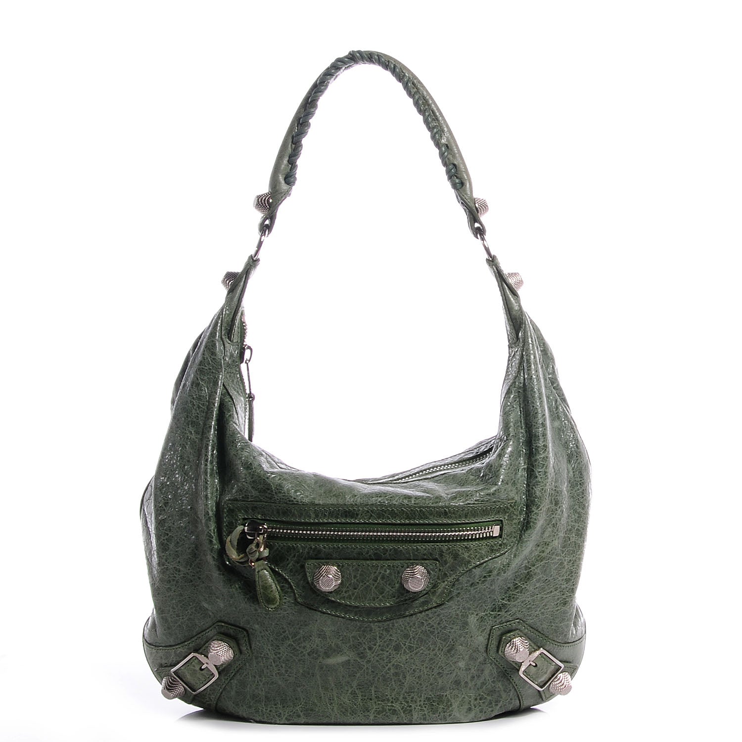 Balenciaga Agneau Giant 21 Silver Hardware Hobo Vert Thyme 1 of 8