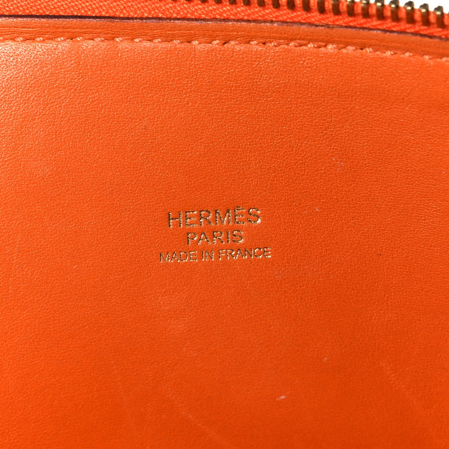 Hermes Taurillon Clemence Bolide 31 Orange 5 of 9