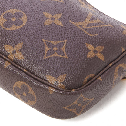Louis Vuitton Monogram 2019 Christmas Animation Mini Courchevel Pochette Accessories Fuchsia 5 of 8