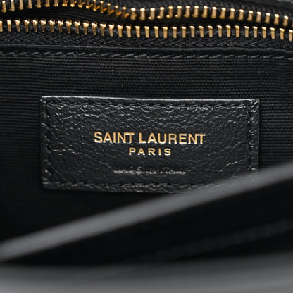 Saint Laurent Calfskin Y Quilted Monogram Toy Loulou Crossbody Bag Black 6 of 10