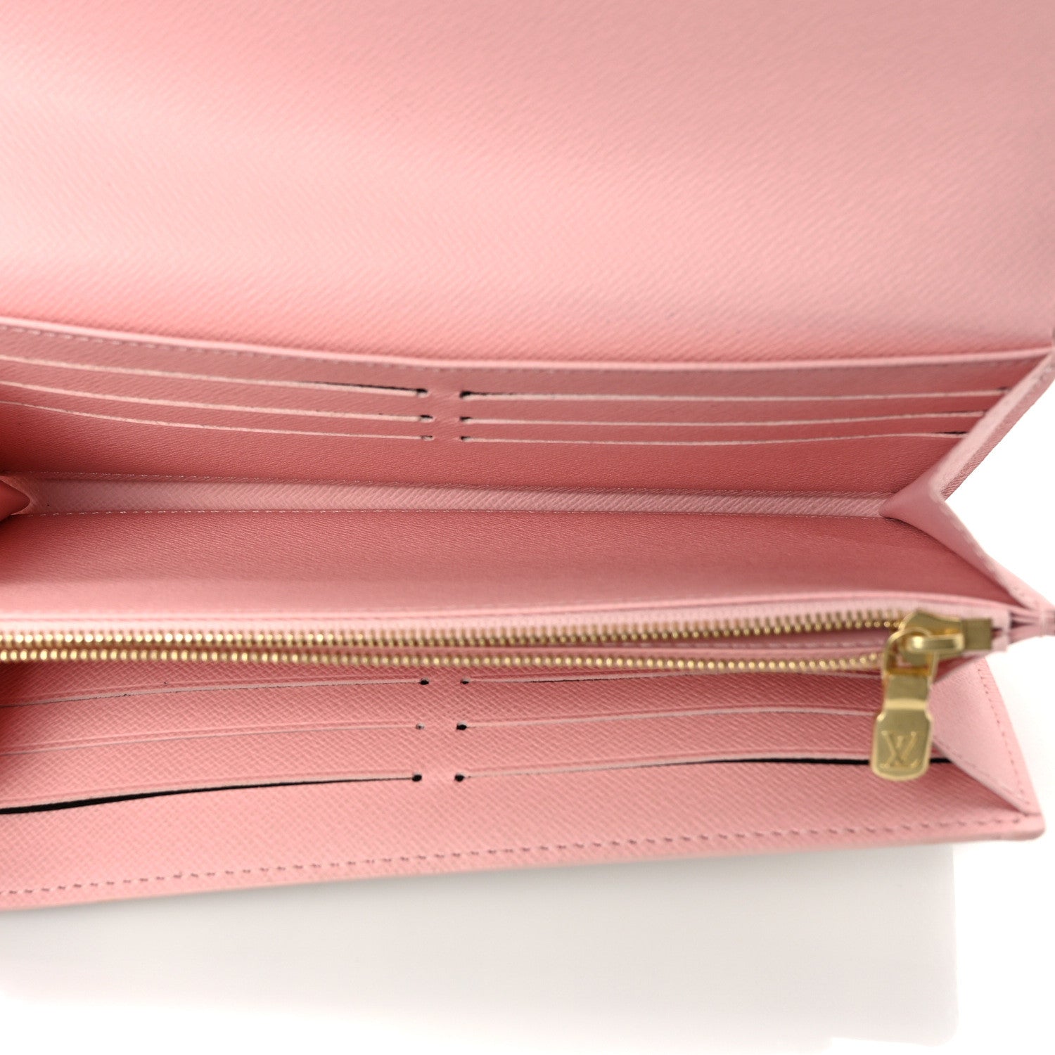 Louis Vuitton Damier Azur Sarah Wallet NM Rose Ballerine 5 of 8