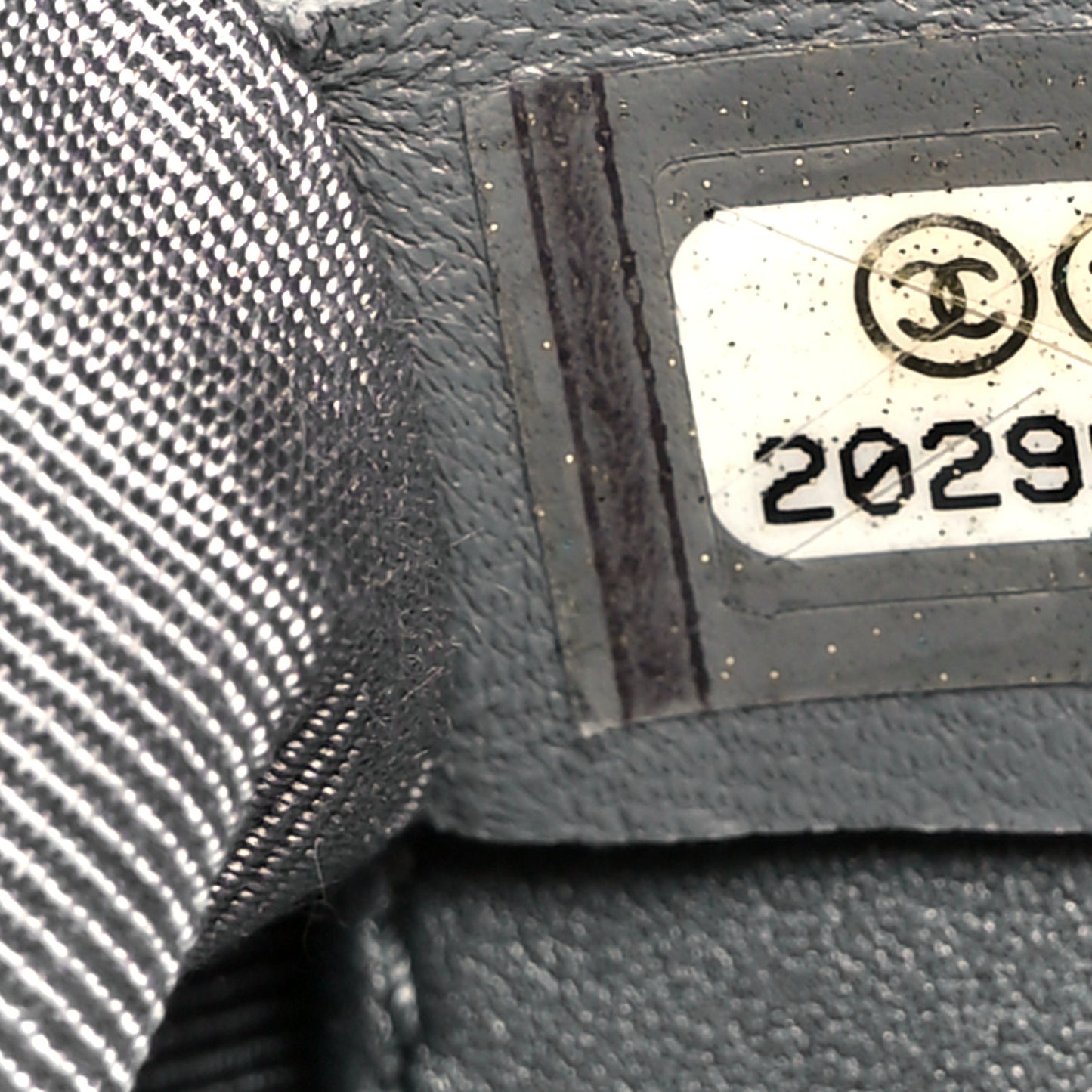 Metallic Calfskin Quilted Medium Boy Flap Dark Silver