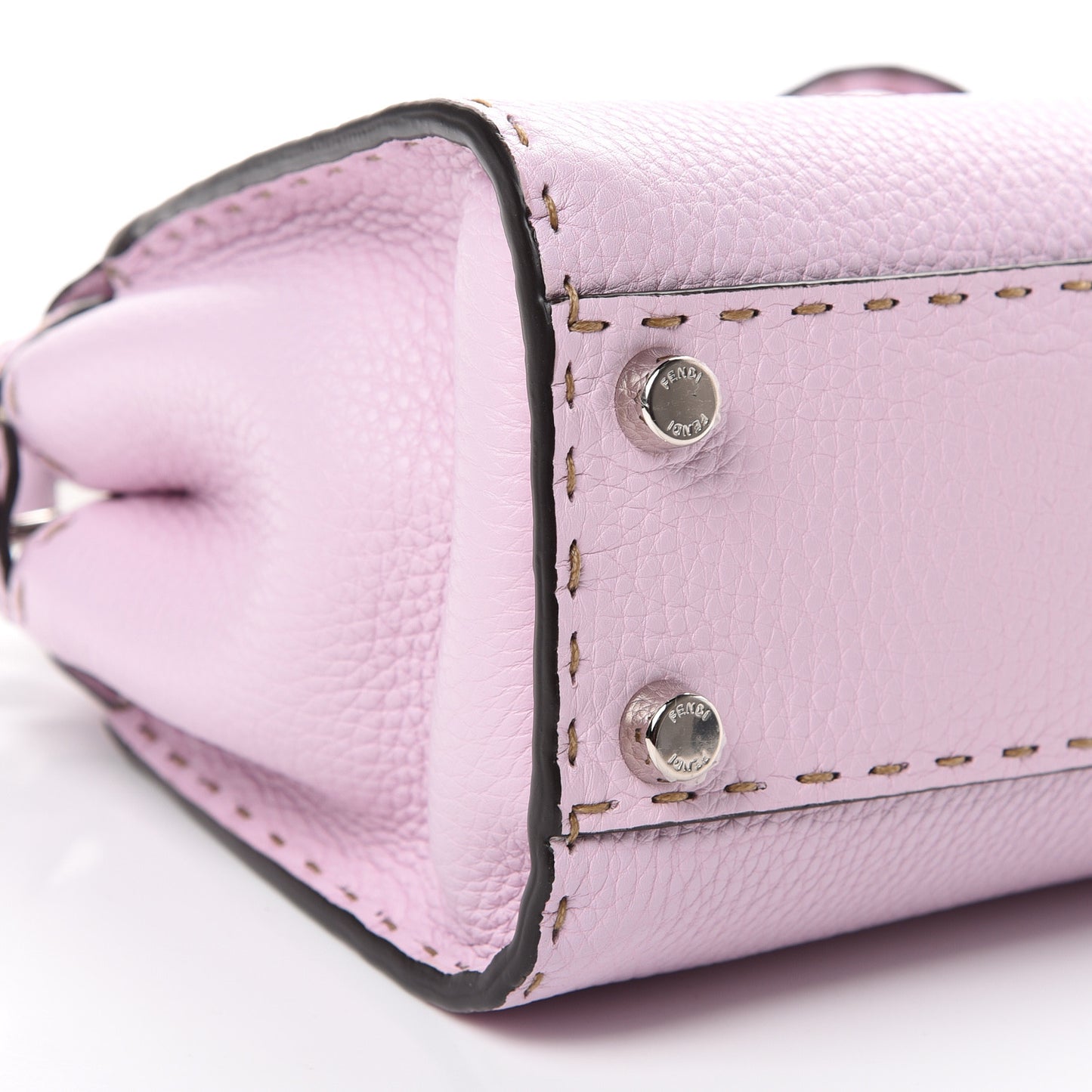 Cuoio Romano Selleria Mini Peekaboo Iconic Satchel Anemone