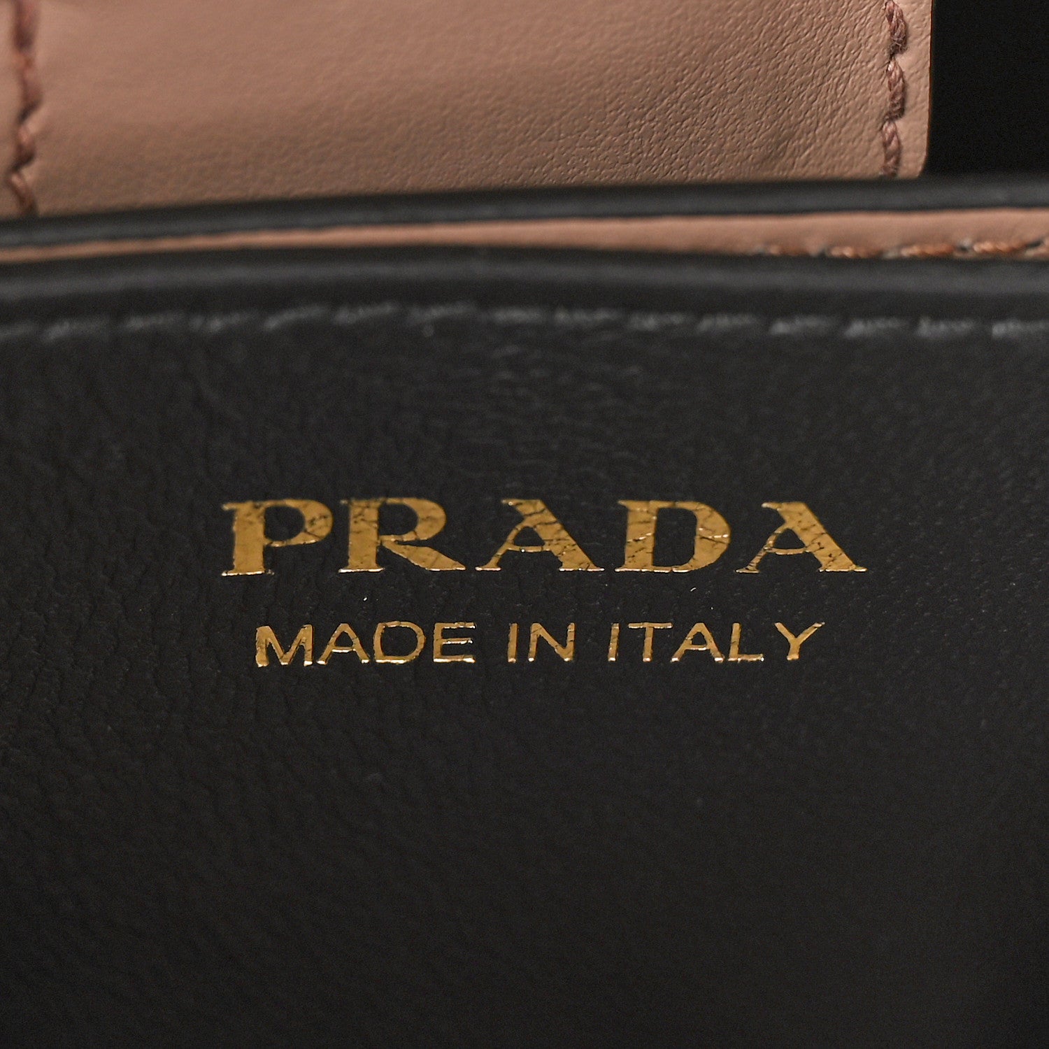 Prada Saffiano Cuir Medium Panier Bucket Bag Cipria Black 7 of 9