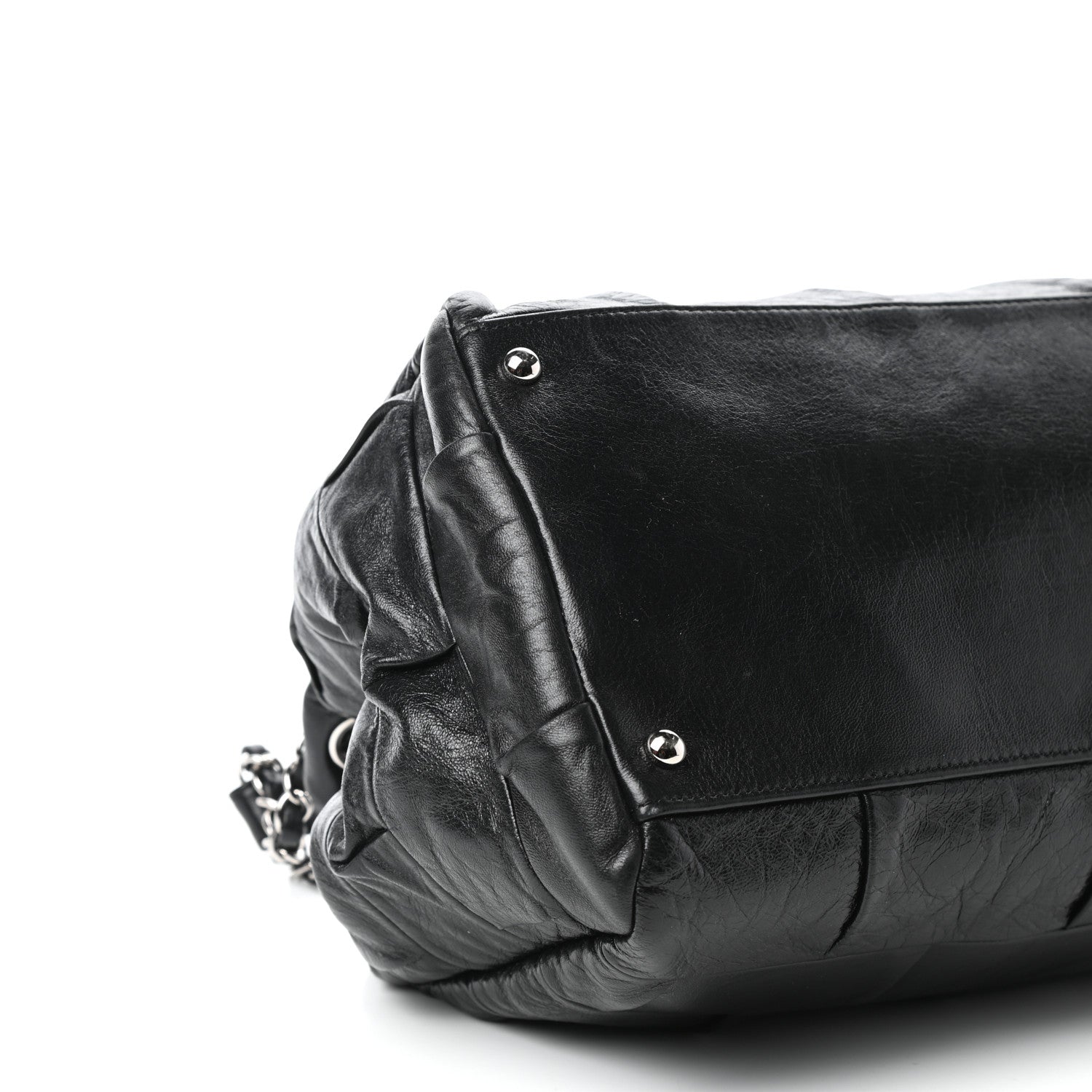 Chanel Lambskin Igloo Shoulder Bag Black 8 of 9