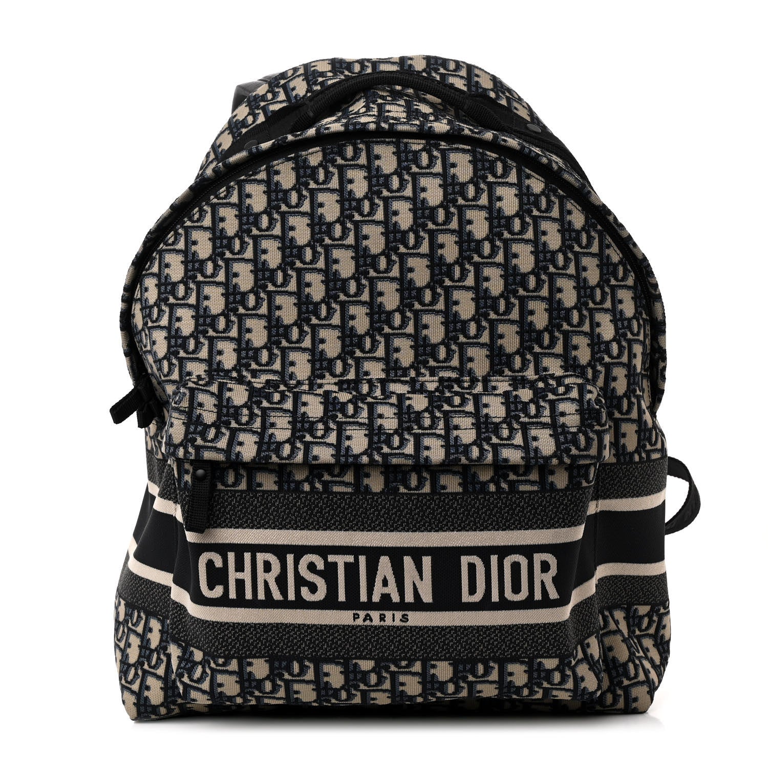 Christian Dior Oblique Diortravel Backpack Blue 1 of 10