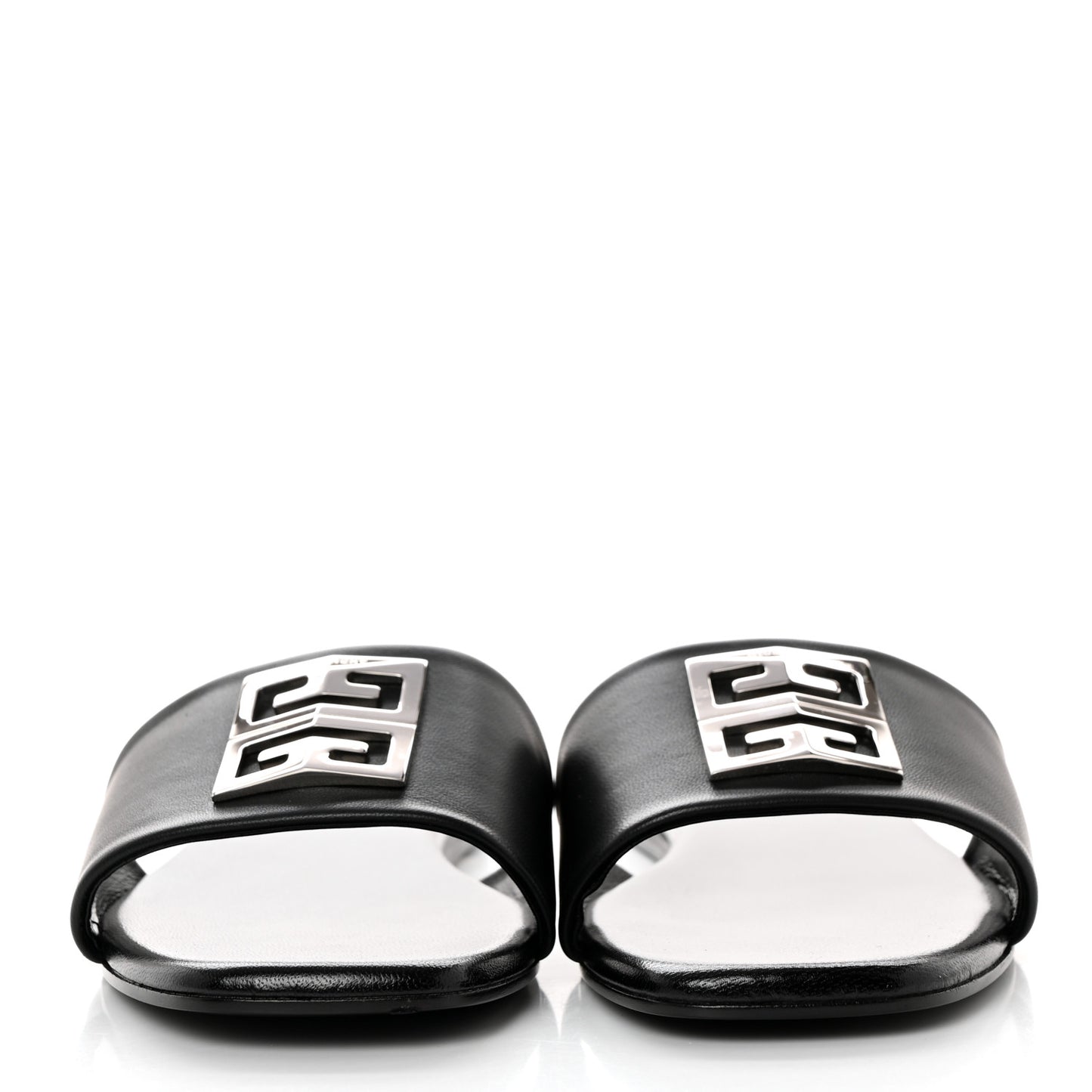 Lambskin 4G Flat Sandals 39 Black