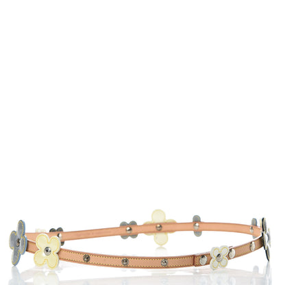 Louis Vuitton Patent Fleurs Belt 3 of 5