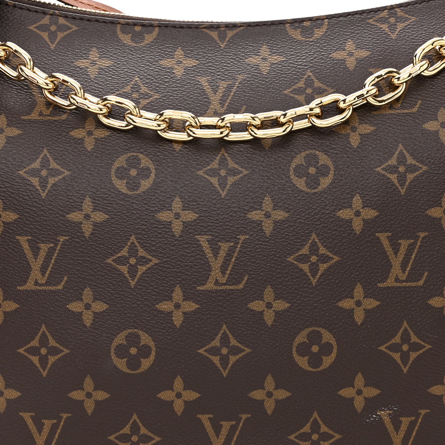 Reverse Monogram Loop Hobo
