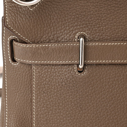 Hermes Taurillon Clemence Jypsiere 37 Etoupe 15 of 21