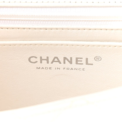 Chanel Caviar Quilted Mini Square Flap White 6 of 17