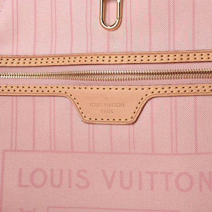Louis Vuitton Damier Azur Neo Neverfull GM Rose Ballerine 7 of 10