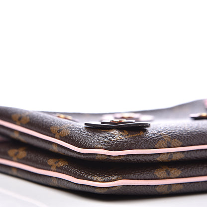 Louis Vuitton Monogram Blooming Flowers Double Zip Pochette 11 of 12