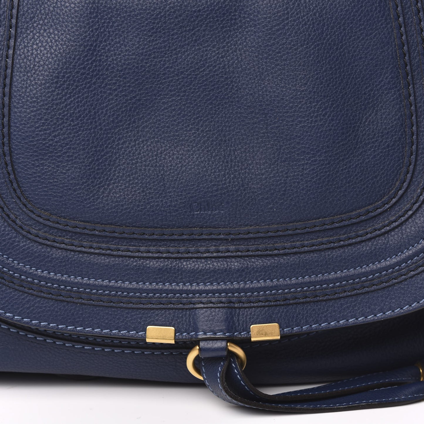Calfskin Large Marcie Hobo Scuba Blue