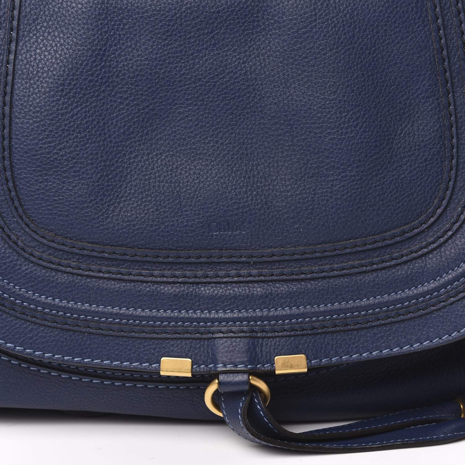 Chloe Calfskin Large Marcie Hobo Scuba Blue 9 of 9