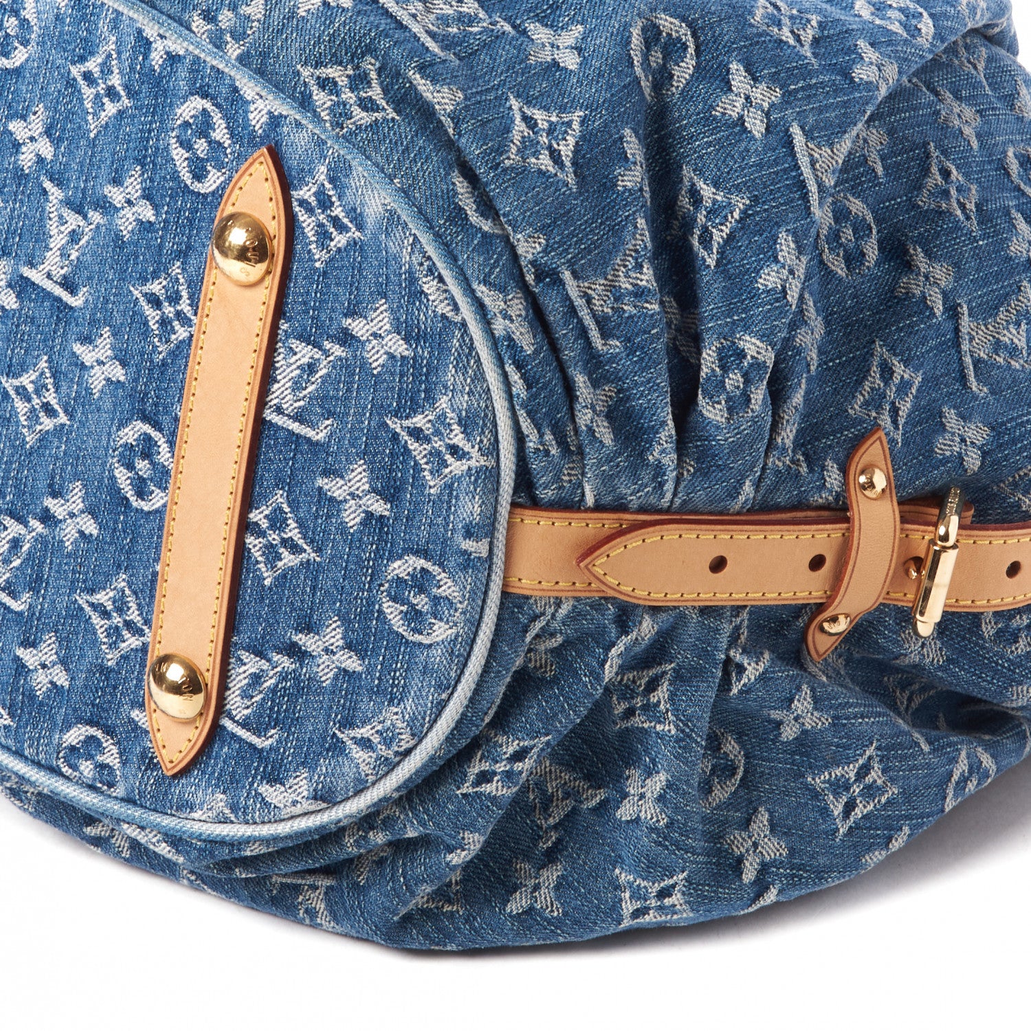Louis Vuitton Denim Mahina XL Blue 5 of 8