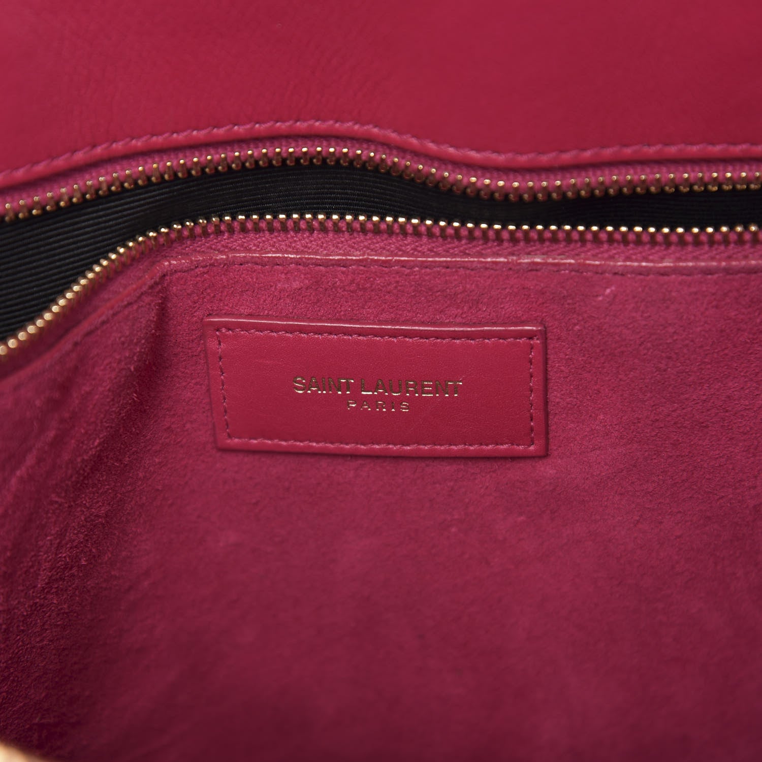 Saint Laurent Calfskin Small Sac De Jour Fuchsia 6 of 10