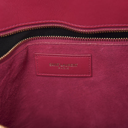 Saint Laurent Calfskin Small Sac De Jour Fuchsia 6 of 10