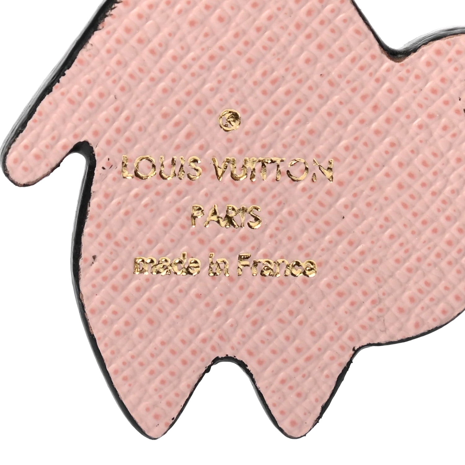 Louis Vuitton Calfskin Monogram Cute Fox Charm Key Holder Rose Ballerine 3 of 5