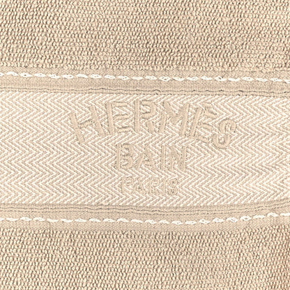 Hermes Cotton Terry Cloth Yachting Large Beach Towel Sable 2 of 3