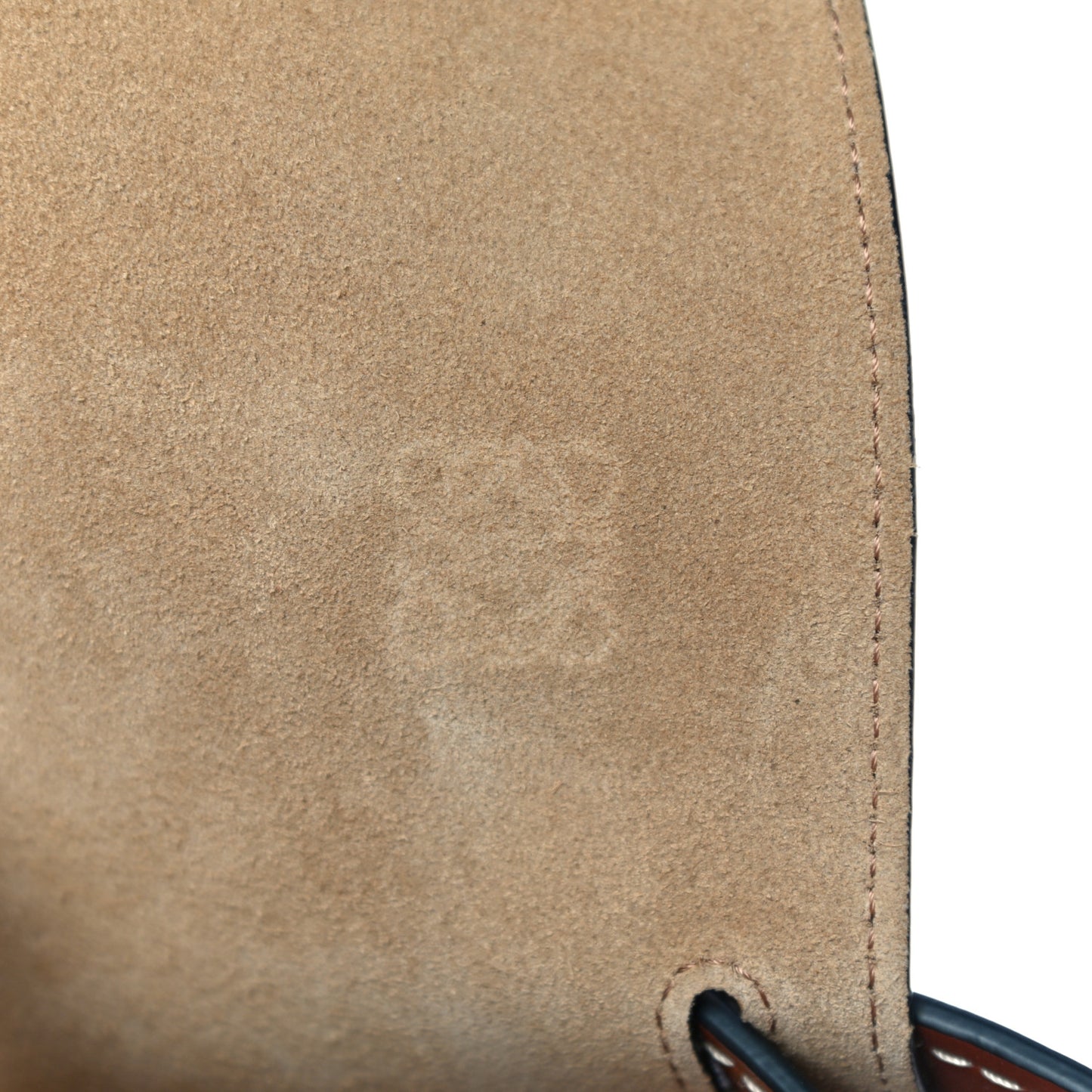 Grained Calfskin Small Gate Crossbody Bag Caramel Pecan