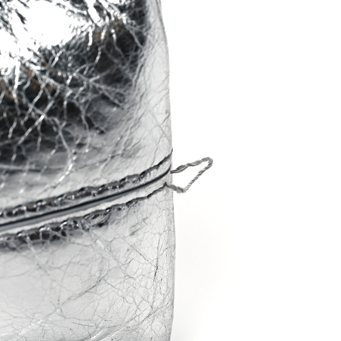 Sequin Mini Rectangular Flap Silver
