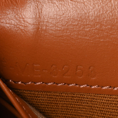 Celine Triomphe Canvas Calfskin Margo Wallet on Chain Tan 7 of 10