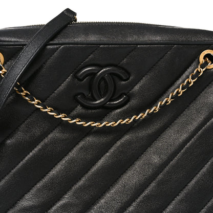 Chanel Lambskin Quilted Coco Vintage Camera Case Black 8 of 10