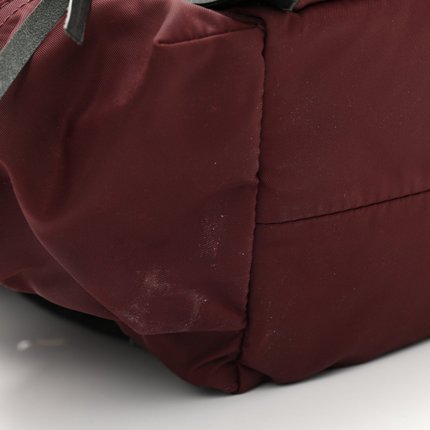Nylon Small Rucksack Backpack Burgundy Red