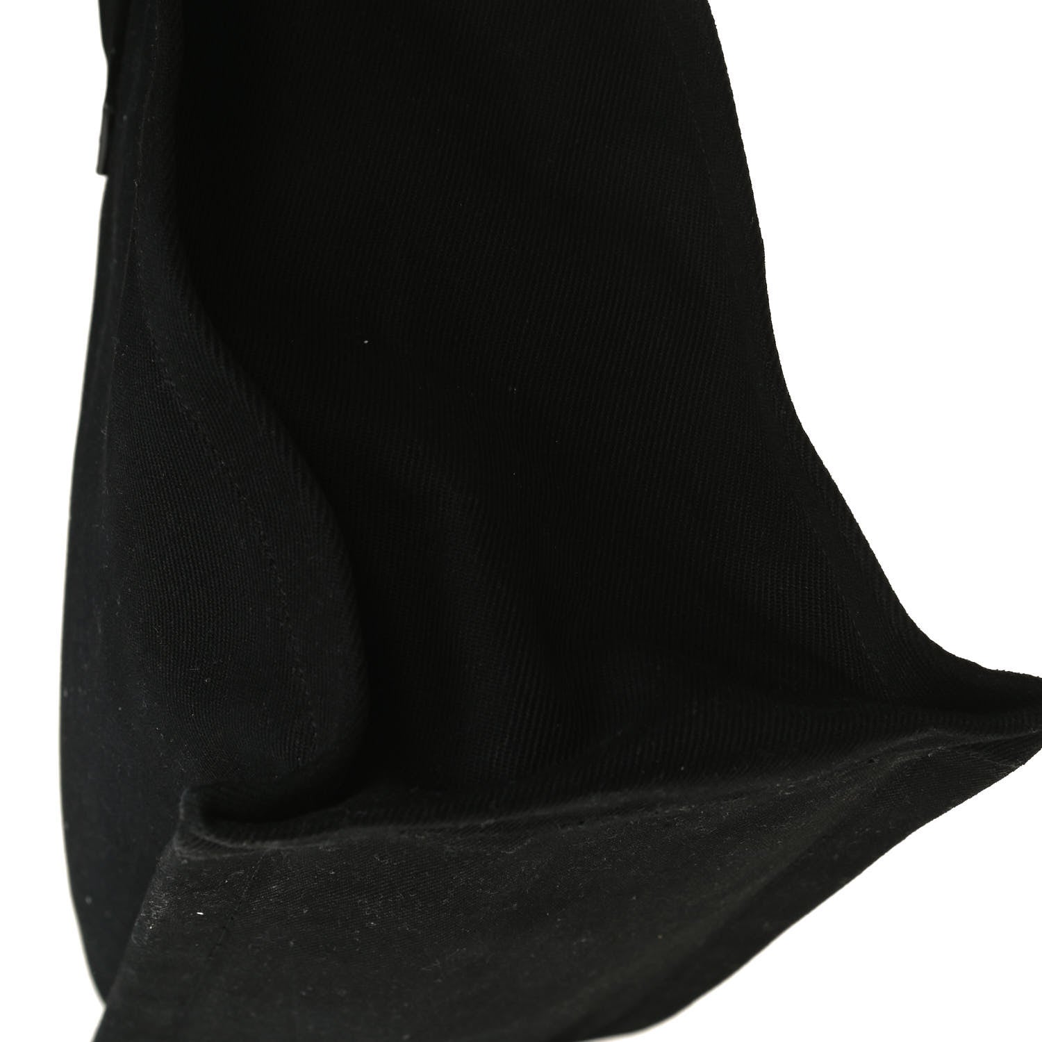 Saint Laurent Linen Calfskin Rive Gauche Tote Black 17 of 18