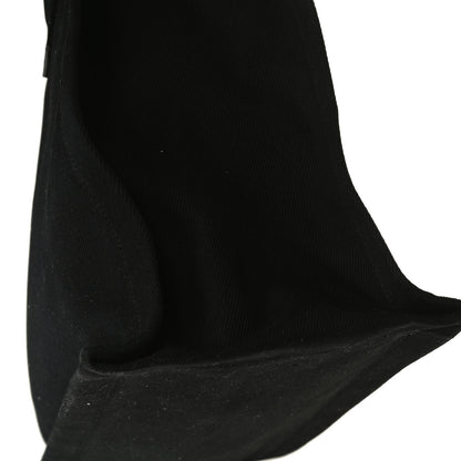 Saint Laurent Linen Calfskin Rive Gauche Tote Black 17 of 18