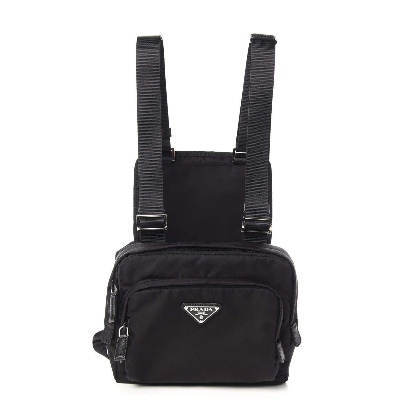 Tessuto Nylon Montagna Harness Bag Black