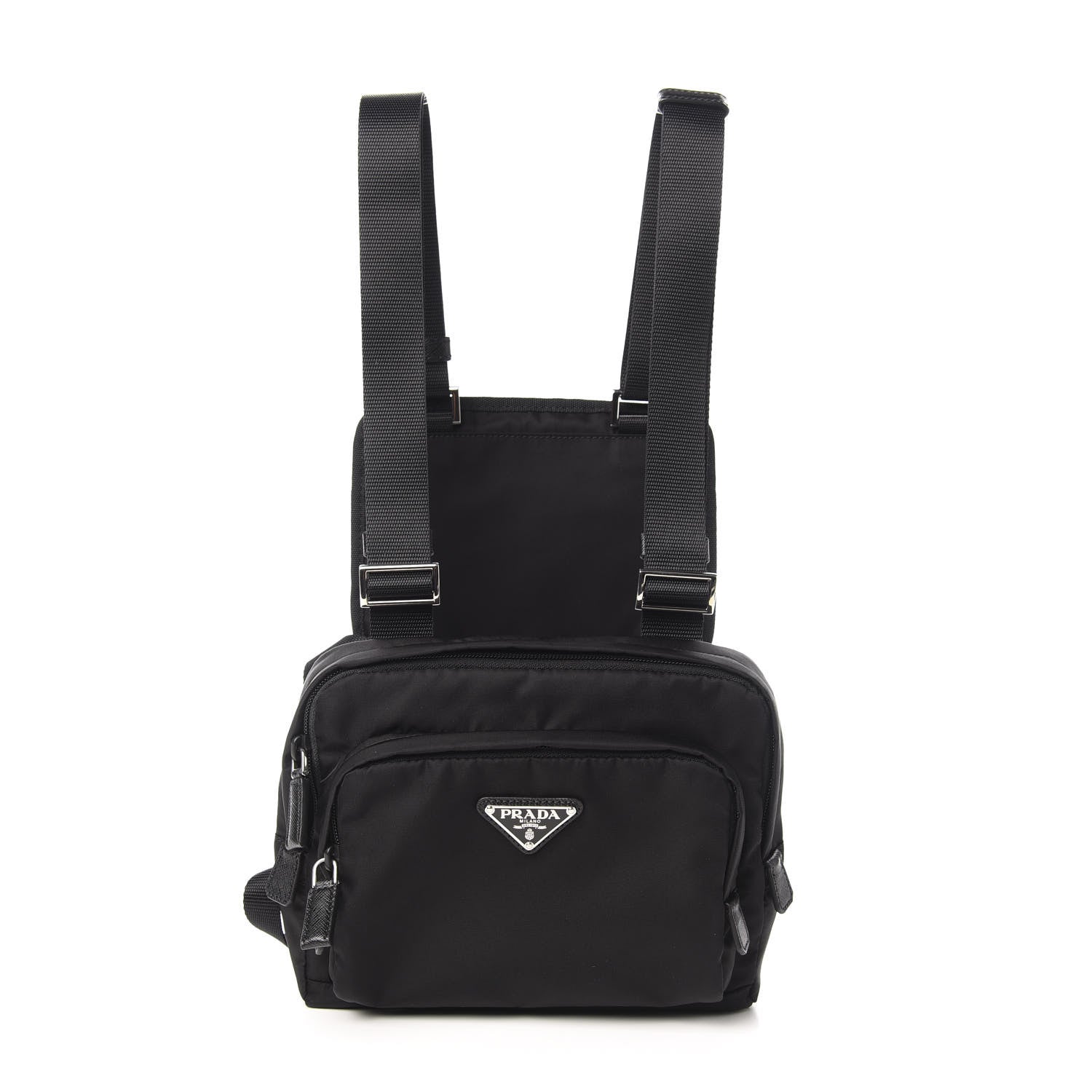 Prada Tessuto Nylon Montagna Harness Bag Black 1 of 10