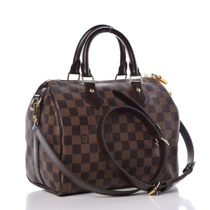Louis Vuitton Damier Ebene Speedy Bandouliere 25 3 of 10